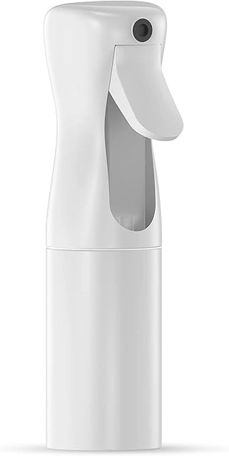 Spray Bottle Hair, LRSNCU Continuous Water Mister Empty Bottle Spray, Fine Mist Haidressser Spray Bottles For Hairstyling,Face moist, Gardening, Plants & Pets, Home Clean,160ml (White)