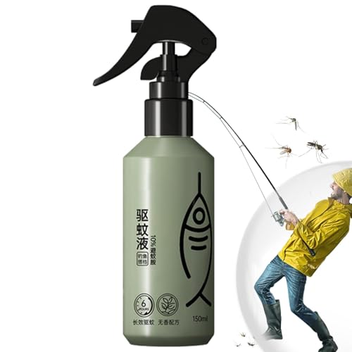 Kumprohu Spray repelente de moscas, spray repelente de moscas para o corpo | Solução líquida repelen