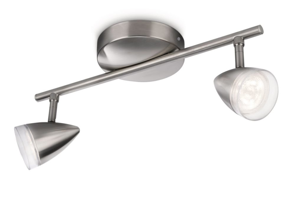 Philips Maple LED Spotlight Bar, Chrome, 2er Spot