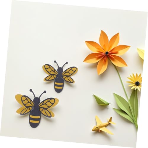 Vinilos Decorativos 3D Abejas Negro y Dorado Set 12 miniatura 6