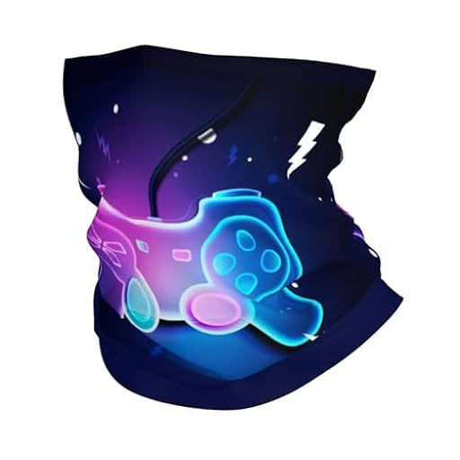 Multifunción Bufanda Fresco Juego de Video Gamer Neon Art Invierno Calentador de Cuello de las Mujeres a prueba de viento Envoltura de Cara Bufanda para el Friki de Juego de Controlador de Polaina | Ya disponible en tu tienda friki favorita! En mundofriki.es!