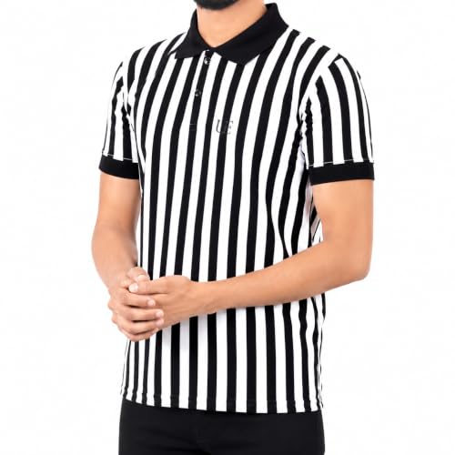 Image of Men's Vertical Striped Polo T-Shirt
