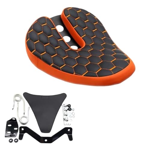 Cojín de cuero para moto Davidson Sportster sillín ergonómico de alta calidad