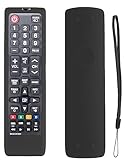 Case for Samsung Smart TV Remote Control - Silicone Remote Cover for Samsung TV Remote BN59-01301A BN59-01315A BN59-01199F BN59-01315J Remote Control Replacement Back Skin Sleeve Case Cover - Black