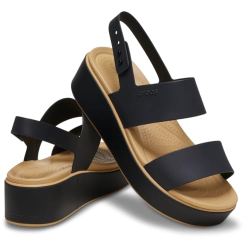 Image of Crocs Women's Brooklyn Low Wedge Sandals