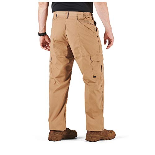 5.11 Tactical Men's Taclite Pro Lightweight Performance Pants, Cargo Pockets, Action Waistband, Coyote, 36W X 34L, Style 74273 #TOP2