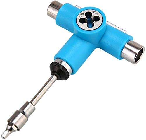 Set Attrezzi Skateboard Multifunzione - Chiave A Cricchetto Per Riparazioni - Foto 4