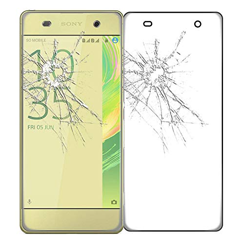 ebestStar - Verre trempé Compatible avec Sony Xperia XA, XA Dual Film Protection INCURVE Anti Casse/Rayures (Protection Intégrale des Bords arrondis), Transparent...