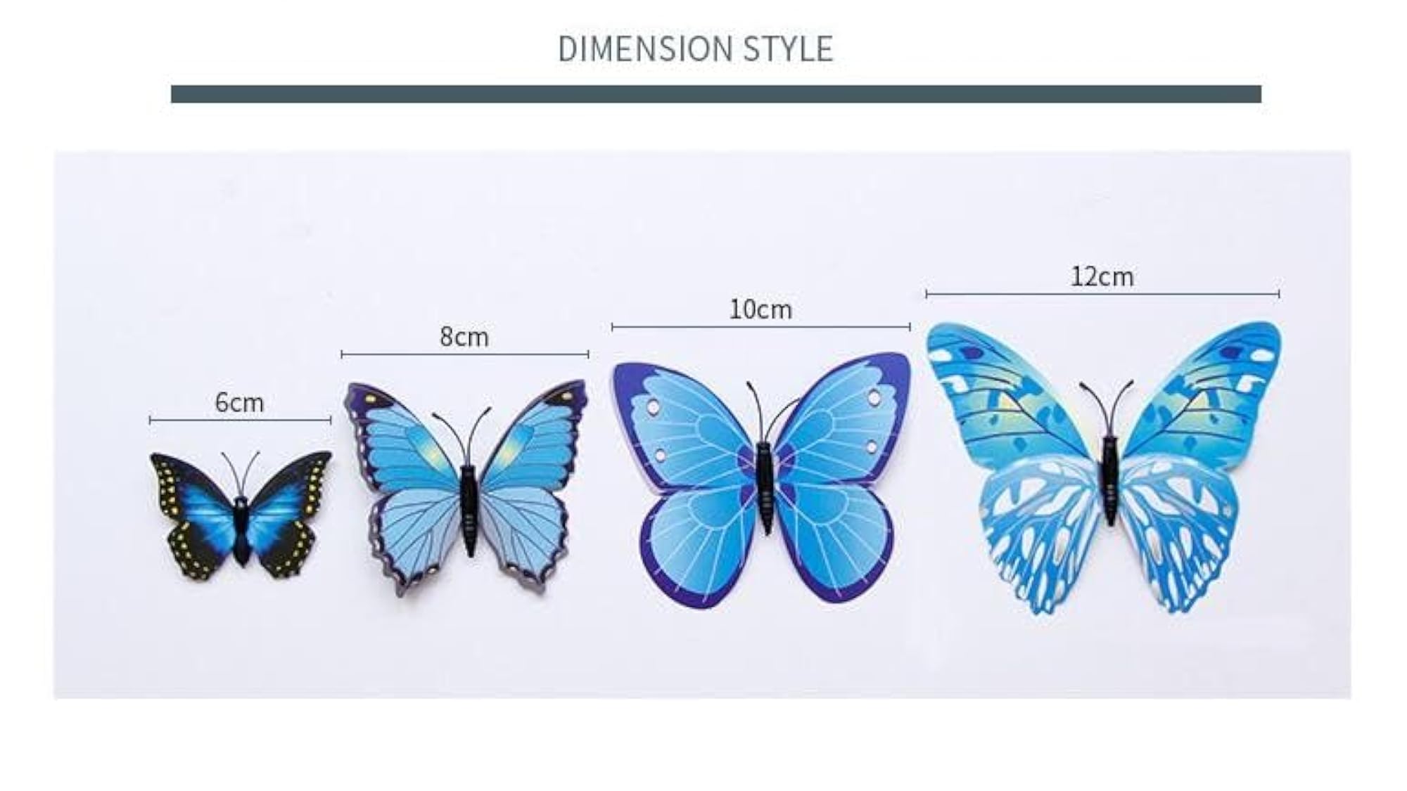 3D Magnet Butterfly Wall Stickers Set of 12