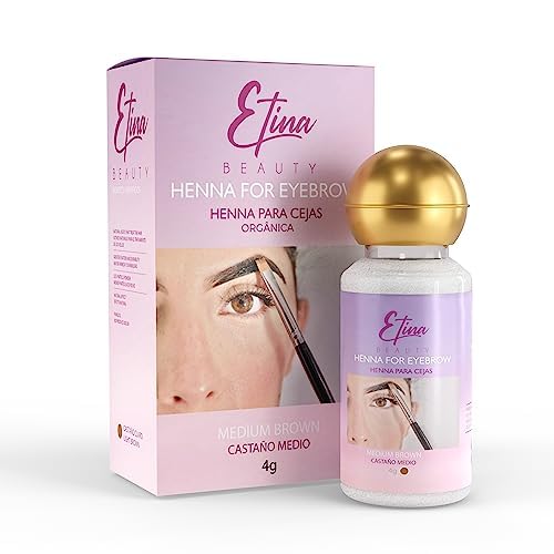 Buy Etina Beauty Eyebrow Henna 100 Natural Formula for Defined and