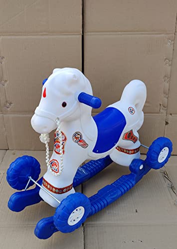 OH-BABY-CHETAK-Horse-with-Rocking-Function-Virgin-First-Class-Plastic-for-Your-Kids-Blue