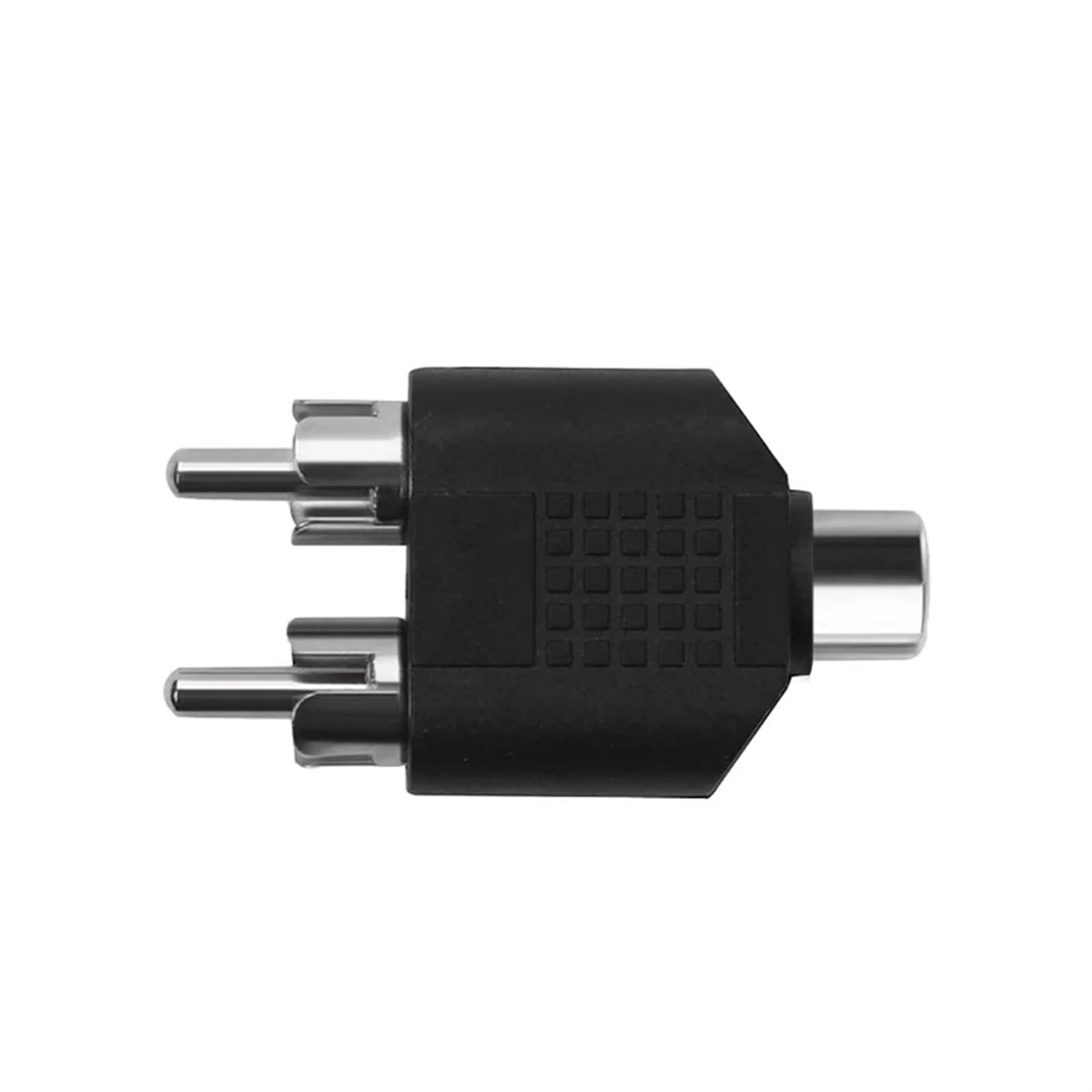 Adaptador RCA hembra de 5 piezas a 2 RCA macho, conector divisor en Y, conector de audio AV, convertidor de audio for computadora, TV y MP3.(100PCS)
