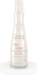 UNICA Ever Grow Biotin Strengthening Shampoo – Fortifying Formula with Keratin, Biotin & Botanical Extracts – Sulfate-Free Growth & Thickening Cleanser – 10.1 fl oz