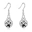 Moss agate irish earrings