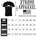 Xtreme Apparrel New Orleans Football Skyline Men's Fan T-Shirt (Black Shirt, M)