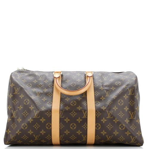 Louis Vuitton, Pre-Loved Keepall Bag Monogram Canvas 45, Brown