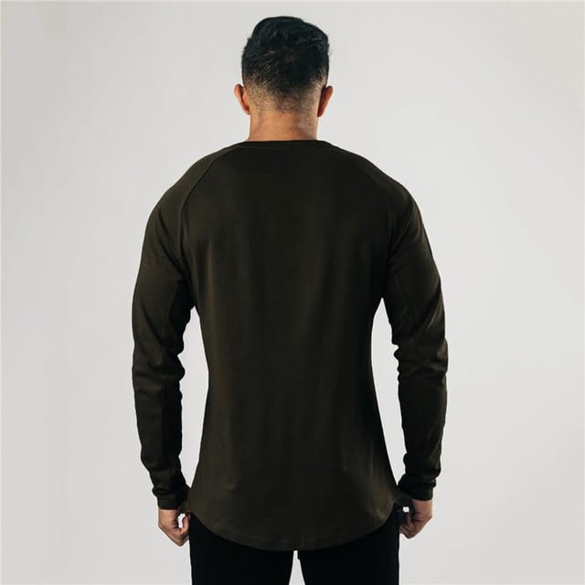 Image of Men's Henley Full Sleeve T-Shirt