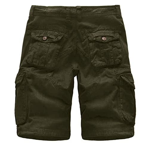 QWENTMTNTY Shorts Cargo Hombre Ajuste Grande y Alto miniatura 2