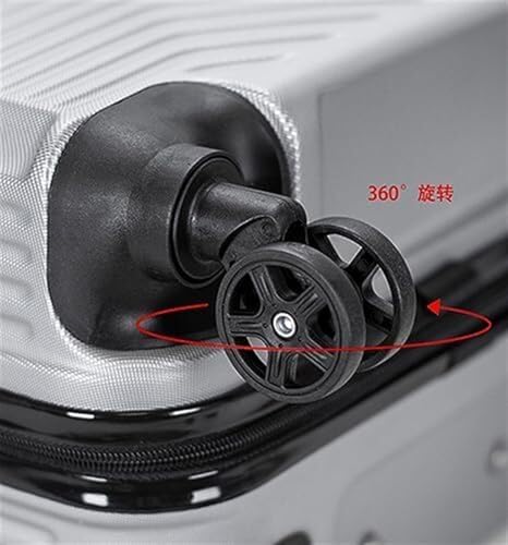 Durable Suitcase for Women Luggage Checked In Luggage Suitcase Hard Case 20 IN Luggage With Spinner Wheels Suitcase Retro Suit Case (Color : B, Size : 20inch)3