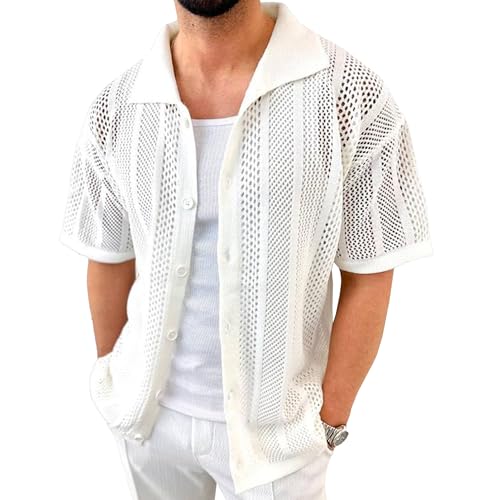 Chemise casual perspective vacances hommes modèle respirant crochet