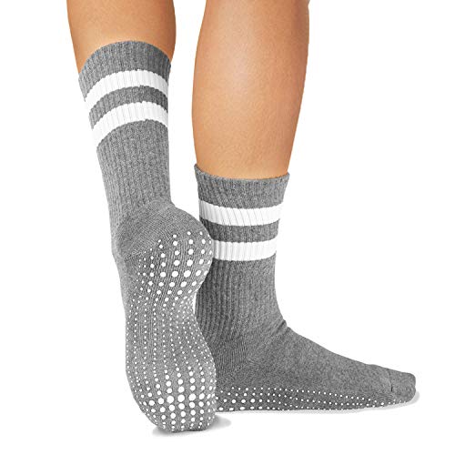 Image of LA ACTIVE Non Slip Yoga Grip Socks - Barre Ballet Pilates Athletic Socks for Men and Women