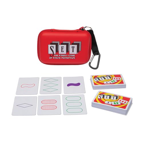SET Travel Case Card Games for Kids Matching Game Learning Games 6+