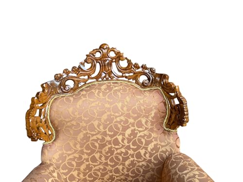 Image of Wooden Sofa Set Carving for Living Room (5 Seater Sofa @5)