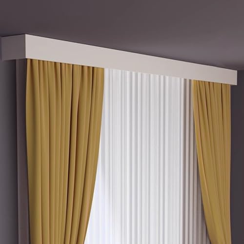 Rieles de cortina de techo para separar ambientes con elegancia en apartamentos y oficinas