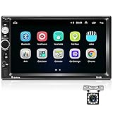 2 din autoradio dab+ carplay Dieses Autoradio passend für alle universellen 2Din Autos. Die Abmessung beträgt 178 (L) * 100 (H) * 48 (D) mm. Dieses Autoradio wird mit einer wasserdichten Mini-Infrarot-Nachtsichtkamera geliefert. Die Rückfahrkamera hat einen weiten Betrachtungswinkel , eine Infrarot-12-LED und ein 6M-AV-Kabel. Wenn Sie den Rückwärtsgang einlegen, schaltet der Player automatisch auf den Rückansicht-Ausgang. Es macht das Parken, Fahren und Rückwärtsfahren viel sicherer.