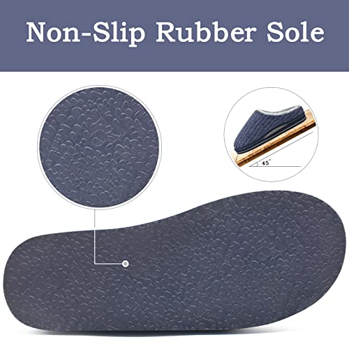 KuaiLu Pantofole Uomo Invernali Chiuse, Morbido