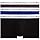 Tommy Hilfiger Herren 3er Pack Boxershorts Trunks mit Logobund, Mehrfarbig (Blk/Drk Ash/WDG Blu), XL