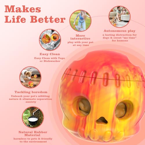 Khkjros KHKJ-DCT-02 Dog Toys, Frozen Dog Toy To Keep Them Busy, Dog Enrichment Toy For Large Dog, Dog Chew Toy With Dog Rope Toy, Interactive Dog Toy For Boredom, Diy Freezable Fillable Treat Toy,Treat Dispensing Dog Toy thumb #3