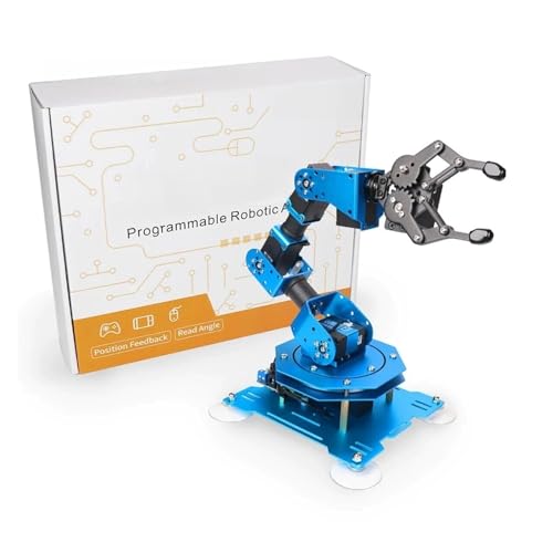CHUNYE 6DOF Robot Arm Mechanical Arm Assembled with Secondary Development Sensor Kit for Ar-duino