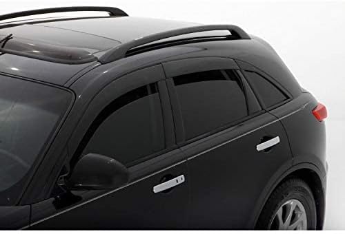 Miniatura 7 de Auto Ventshade AVS Protectores de lluvia de perfil bajo para Cadillac CTS 2008 - 2013  Viseras de ventilación de ventana, 4 piezas, humo oscuro