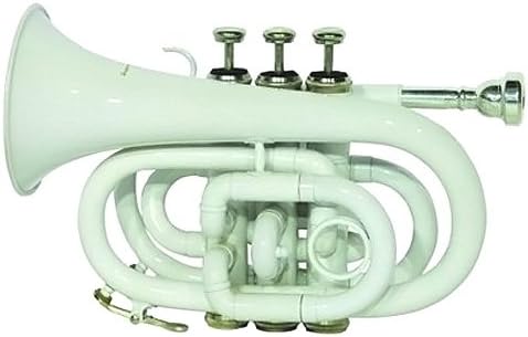 Dimavery TP-300 Bb Pocket Trumpet - White