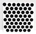 Fastcap Adhesive Cover Caps Pvc Black 9/16" (1 Sheet 52 Caps)