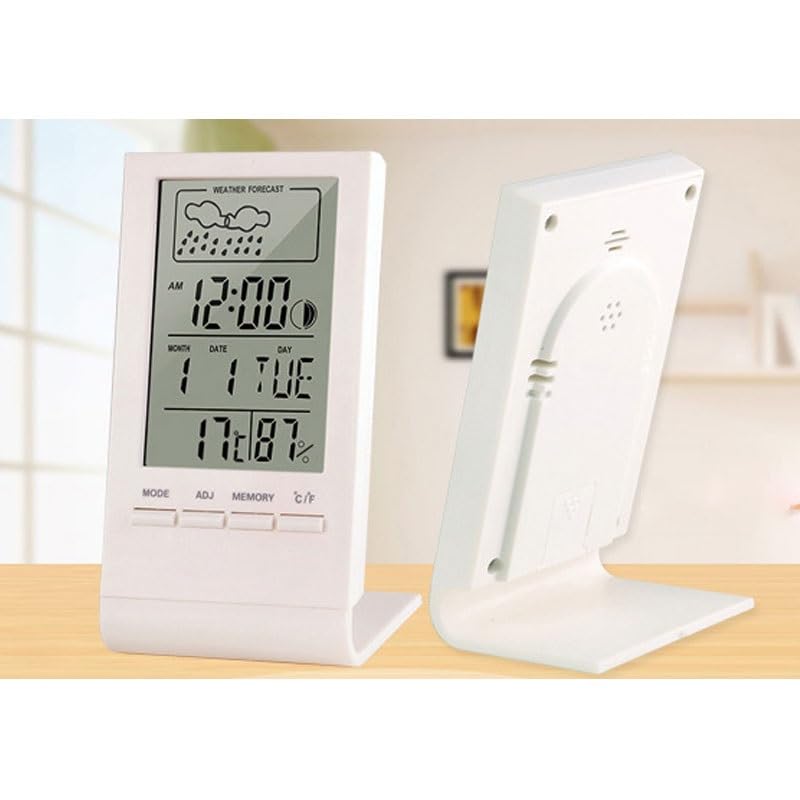 ABS Electronic Desktop Household Temperature Humidity Meter Hygrometer