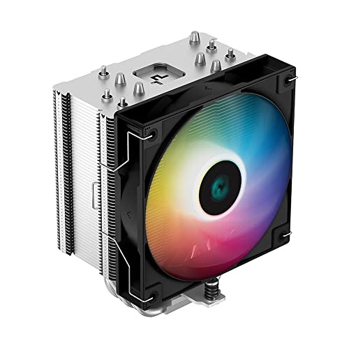 Image of Deepcool AG500 ARGB Compact Single Tower CPU Cooler - Black | Support Intel- LGA1700 /1200 /1151 /1150 /1155 & AMD- AM5 /AM4 - R-AG500-BKANMN-G