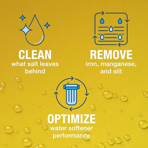 pro products res care liquid water softener cleaner universal cleanser for hardwater systems unscented 64 oz