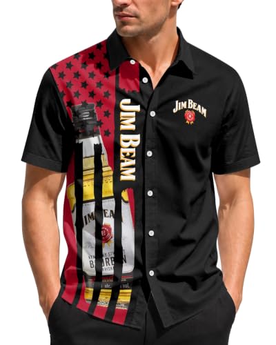 Image of 99TIMORO Funny Movie Mens Hawaiian Shirts Button Down Short Sleeve