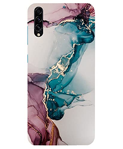 TRUEMAGNET Premium ”Violet Blue Marble” Printed Hard Mobile Back Cover for Samsung Galaxy A50s / Samsung Galaxy A50S, Designer & Attractive Case for Your Smartphone