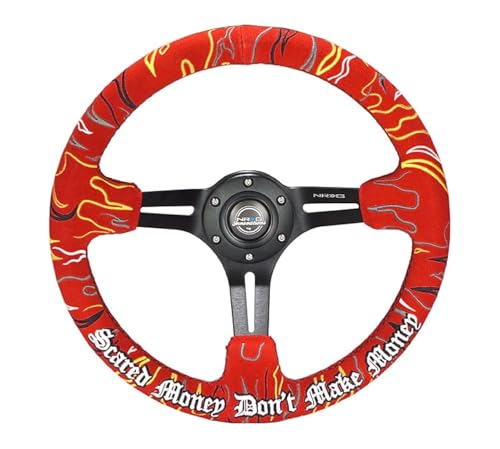 NRG Innovations NRG-RST-018MB-RLR Reinforced Steering Wheel, 3