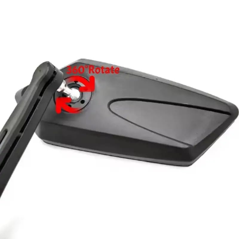 Espejos retrovisores moto universales con visión gran angular HD 6