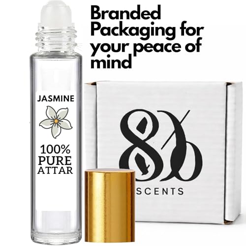 Image of 80% Scents Jasmine Perfume Attar Oil 6ml | Attar Perfume for Men