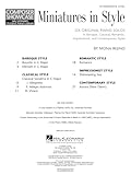 Miniatures in Style: Hal Leonard Student Piano Library Composer Showcase Intermediate Level