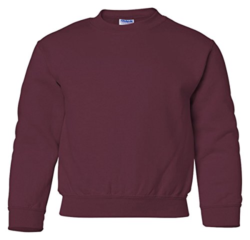 Heavy Blend Crew Neck Sweatshirt (G180B) Maroon, XS Heavy Blend Crew Neck Sweatshirt (G180B) Maroon, XS