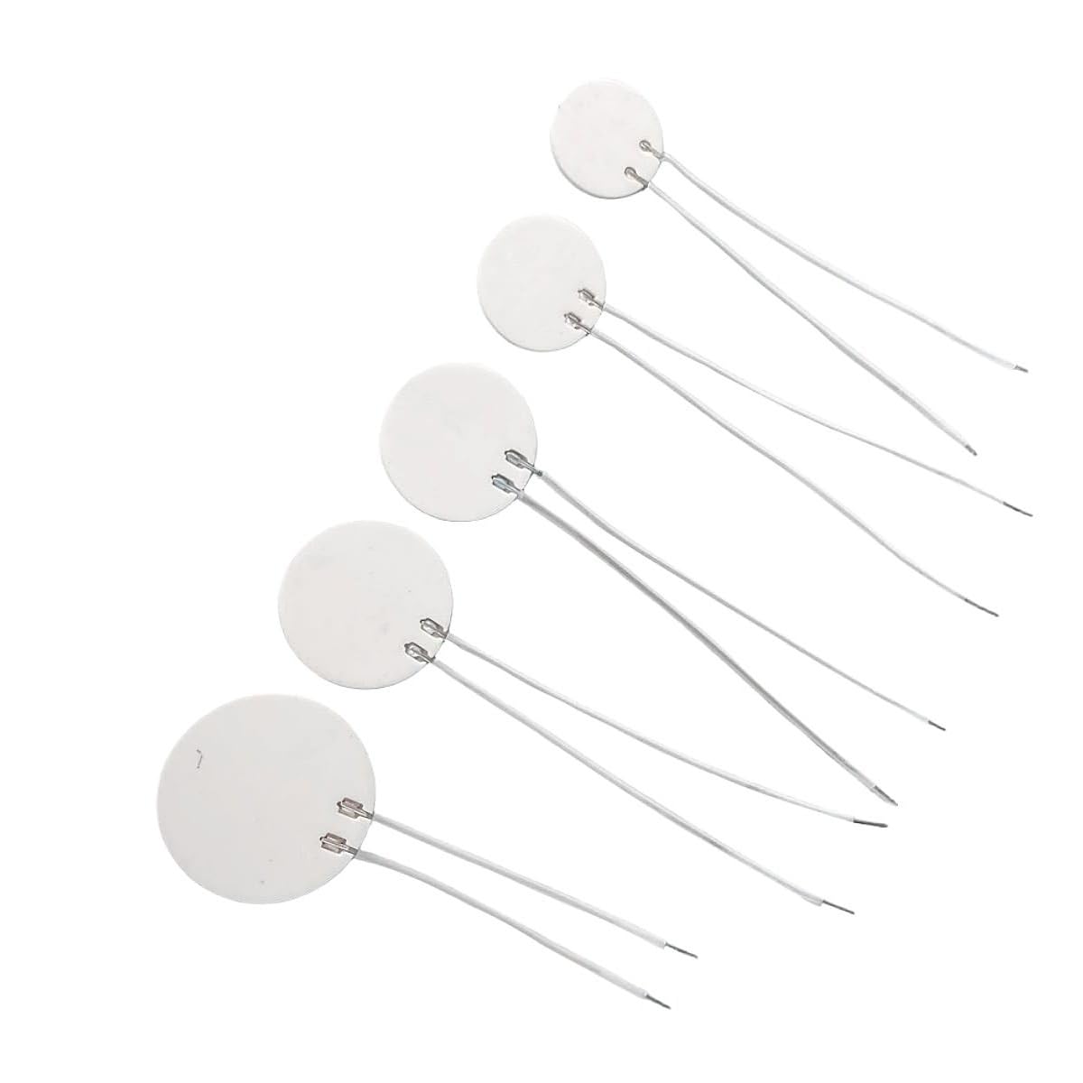 Metalowy grzejnik ceramiczny – 5 sztuk miniaturowych elementów grzejnych z tlenku glinu do zastosowań wysokotemperaturowych(28x1.3mm 12V)