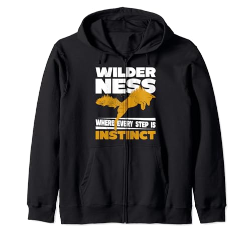 Zorro. Desierto, donde todo es instinto. Sudadera con Capucha