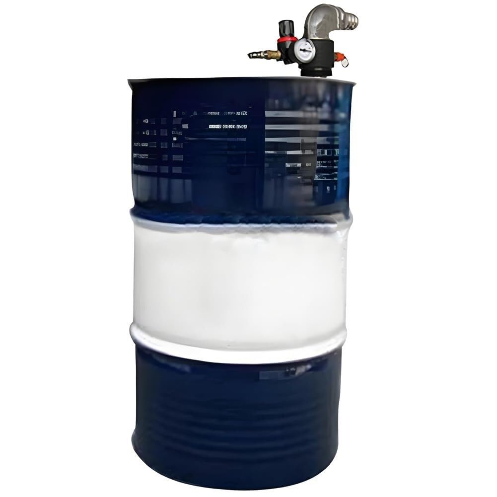 Pneumatyczna pompa olejowa, pompa chemiczna ze stali nierdzewnej do beczek 200 litrów, przepływ 40-50 l/min do transportu oleju napędowego, oleju silnikowego i oleju hydraulicznego