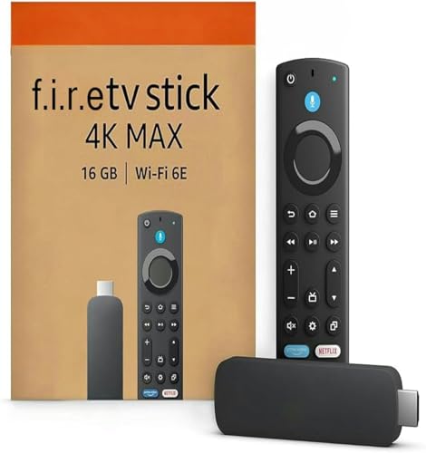 TV Stick 4K Max 2nd Gen 2023 16GB Wi-Fi 6E A.l.e.x.a AI-powered - Original